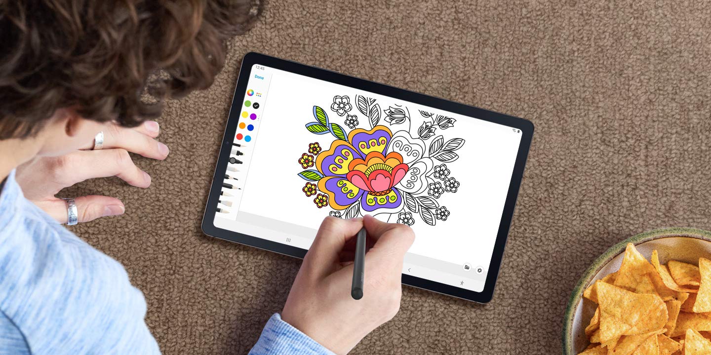 Samsung Galaxy Tab S6 Lite 10.4 inches, S-Pen in Box , 4 GB RAM, 64 GB ROM, Wi-Fi+LTE, Oxford Grey - Mahajan Electronics Online