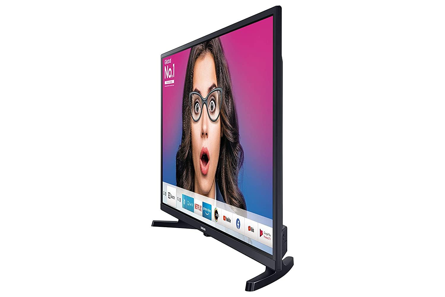 Samsung 80 cm (32 inches) HD Ready Smart LED TV UA32T4350AKXXL (Glossy Black) (2020 Model) - Mahajan Electronics Online