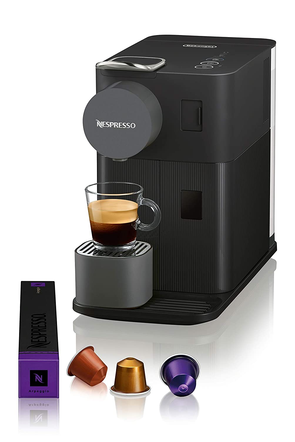 Nespresso by De'Longhi Lattissima One EN510.B Original Espresso Machine with Milk Frother, Black, Coffee Pod Machine