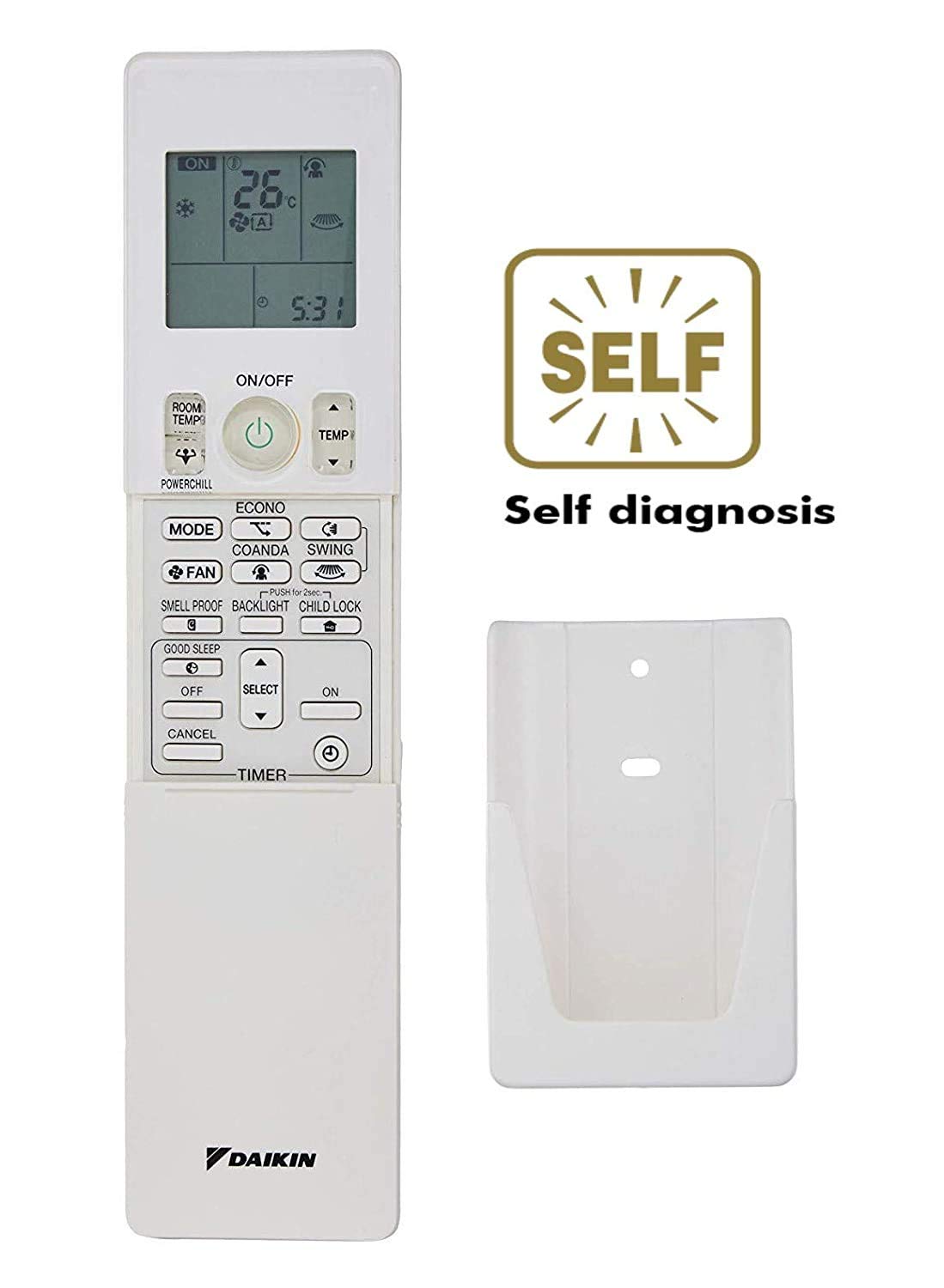 Daikin 1.5 Ton 5 Star Inverter Split AC FTKM50UV16, White