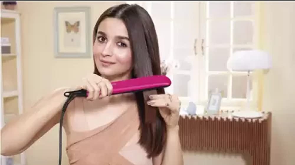 PHILIPS BHS393 Hair Straightener (Pink) - Mahajan Electronics Online