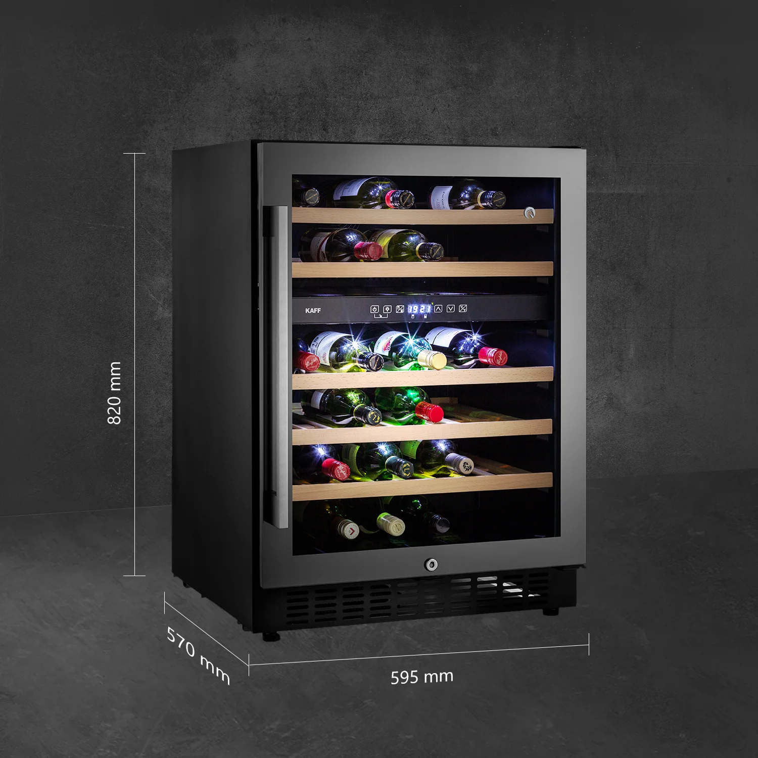 Kaff Wine Cooler WC135 DZ (Built-in) - Mahajan Electronics Online