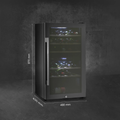 Kaff Wine Cooler WC 76 DZBI (Free Standing) - Mahajan Electronics Online