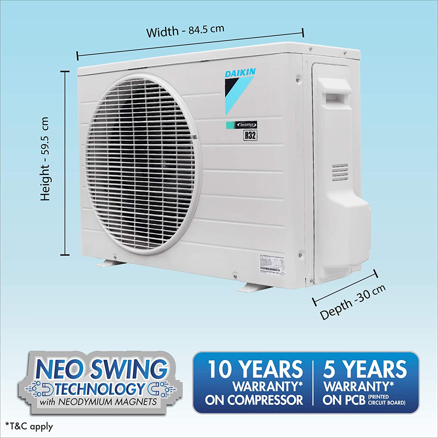 Buy Daikin JTKJ60UV16 1.8 Ton Split AC Online | Best Deals