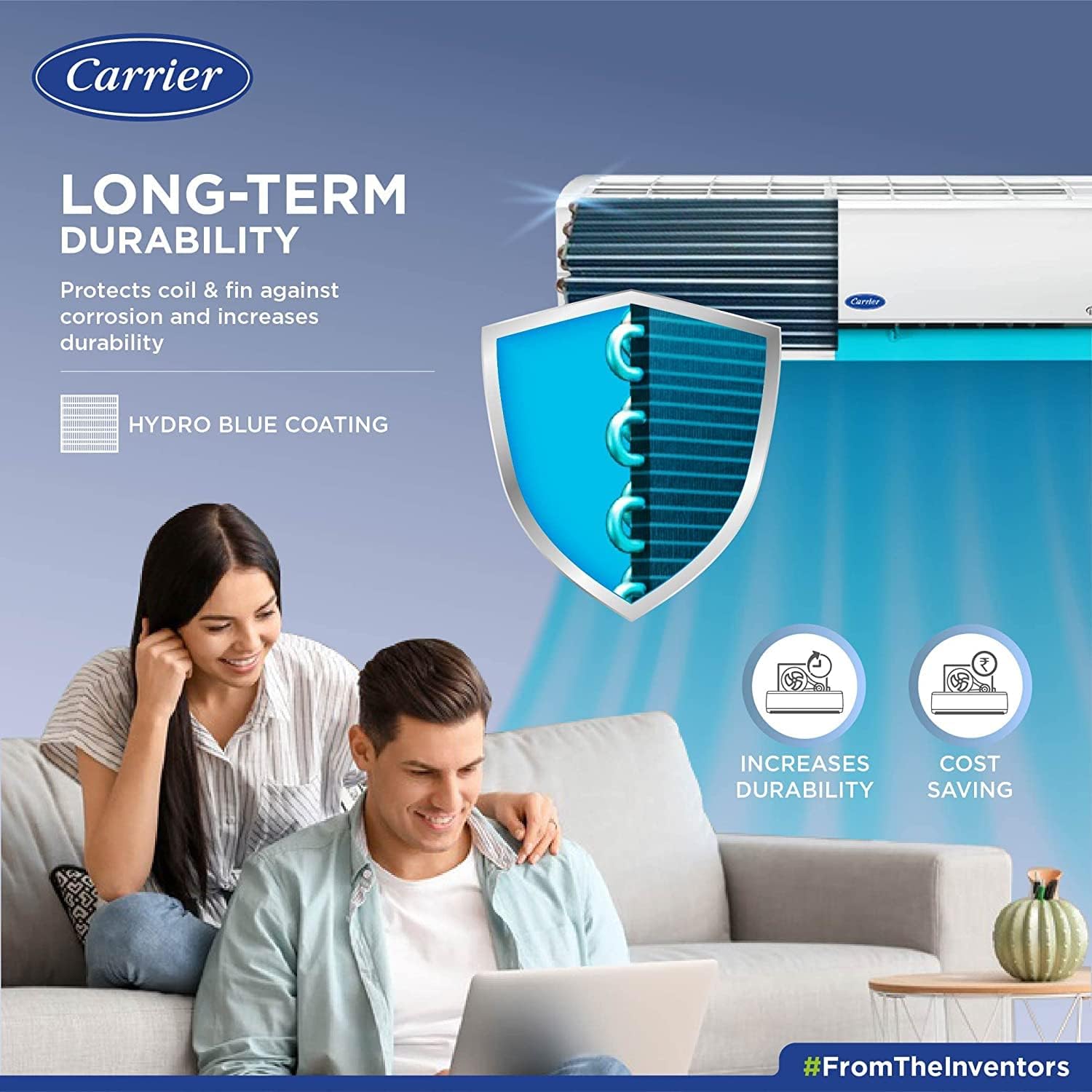 Carrier 24k 3 Star Emperia Lxi Inverter R32 Split AC 2 Ton 3Star CAI24EL3R32F0 - Mahajan Electronics Online