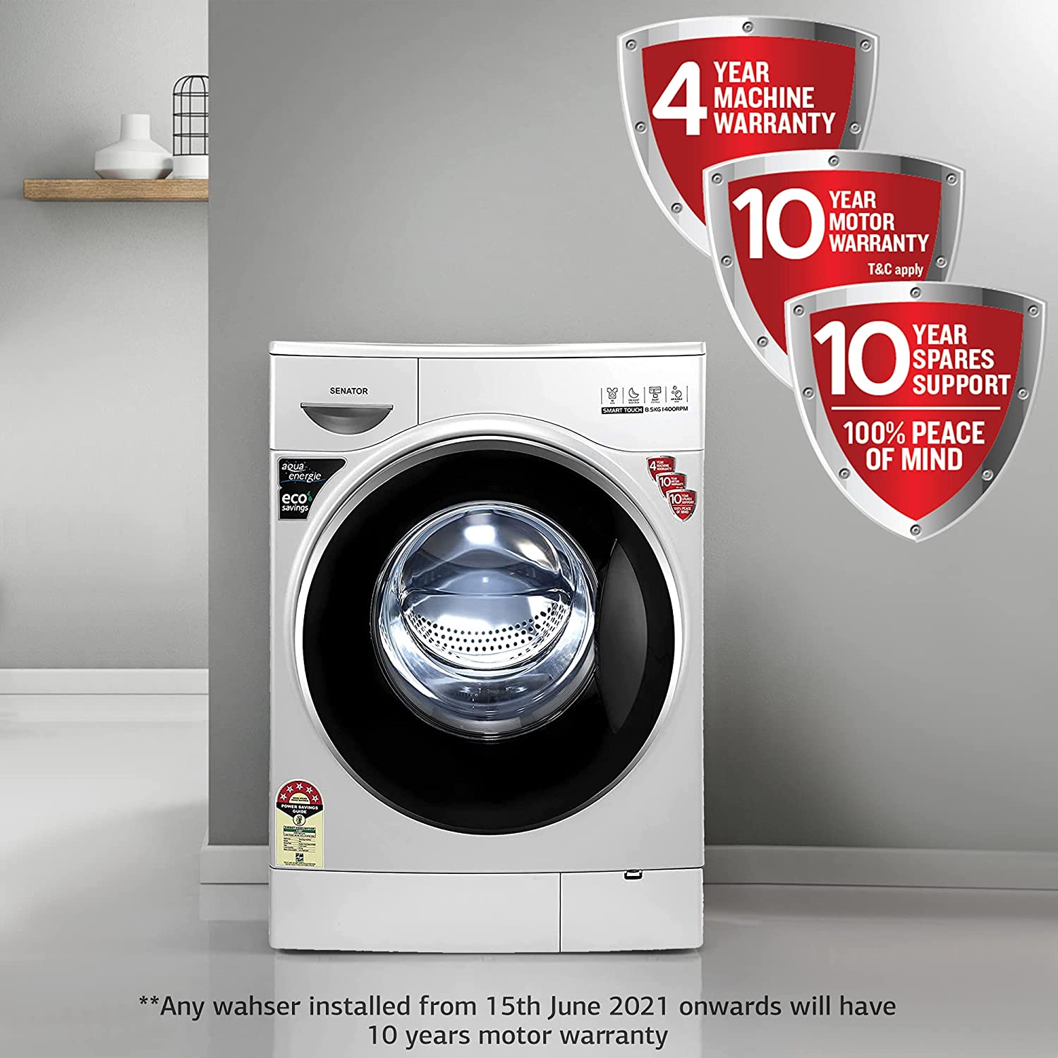 IFB Washing machine front load Senator Smart Touch SX 8.5 Kg | 1400 RPM - Mahajan Electronics Online