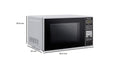 Panasonic 20L Grill Microwave Oven(NN-GT221WFDG,White, 38 Auto Cook Menus ) with Starter Kit - Mahajan Electronics Online