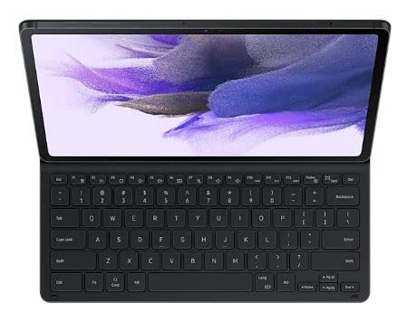 Samsung Galaxy Tab S8+/S7+/S7FE Book Cover Bluetooth Keyboard (Black)