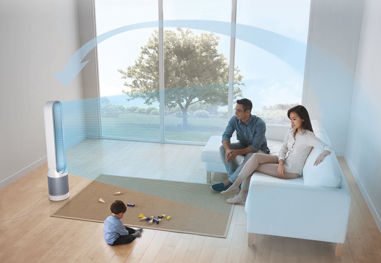 Dyson Air Purifer TP03  Room Coverage Upto 500-600 Sq. ft.