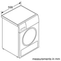 Bosch WTG86409IN 7 kg Fully Automatic Condenser Tumble Dryer , Silver, Inbuilt Heater) - Mahajan Electronics Online