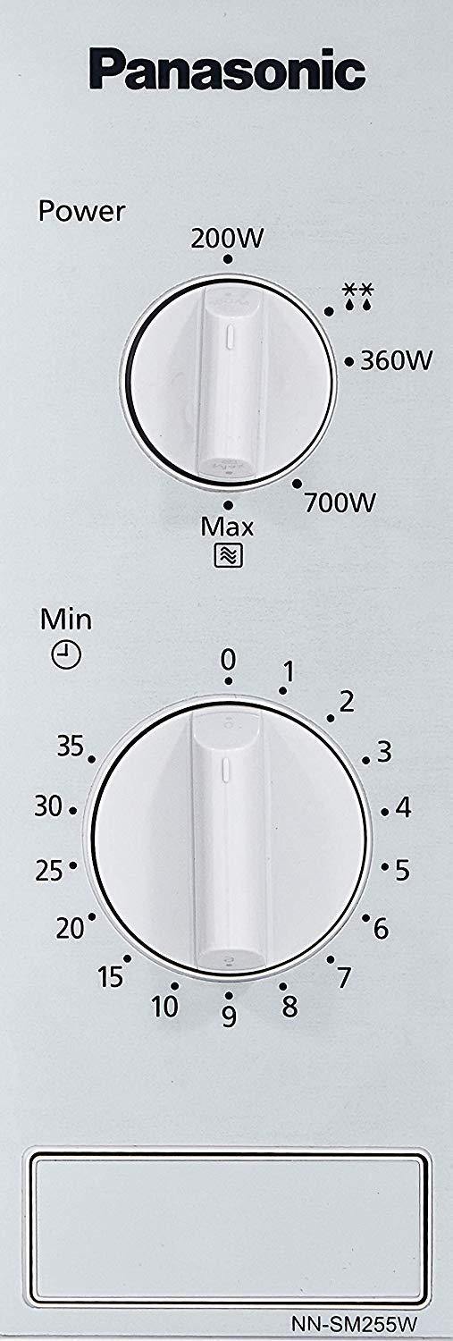 Panasonic 20L Solo Microwave Oven(NN-SM255WFDG,White) - Mahajan Electronics Online