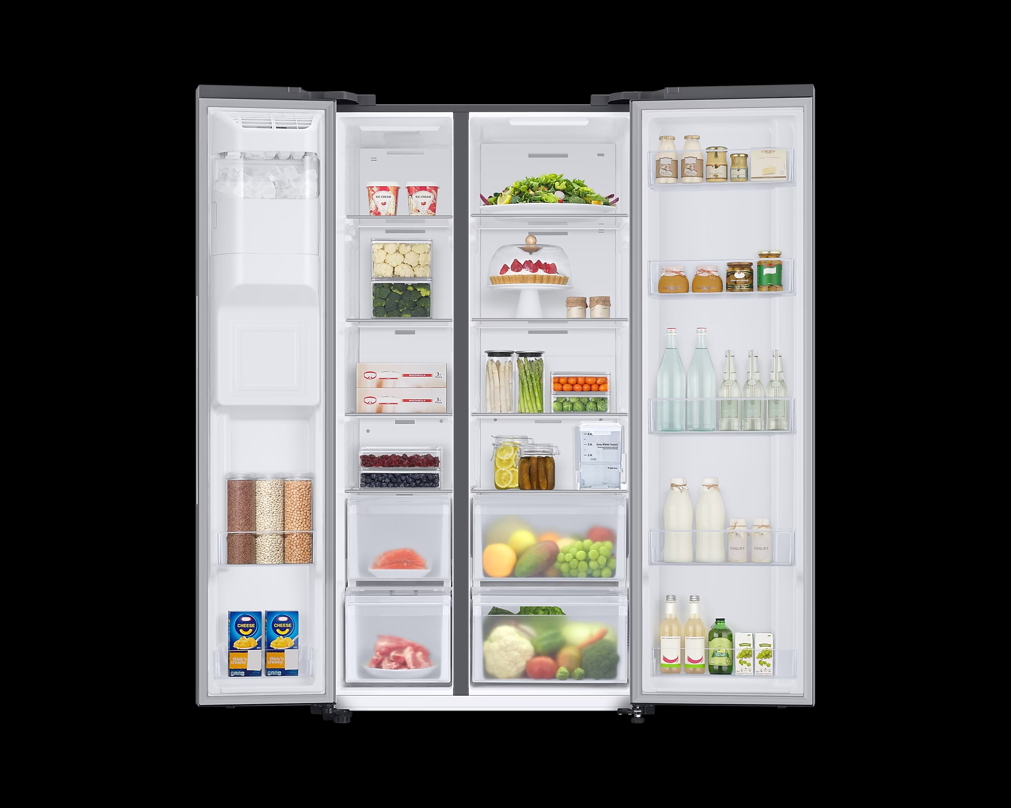 Samsung 633L Side by Side Refrigerator RS78CG8543SLHL Refrigerator - Mahajan Electronics Online