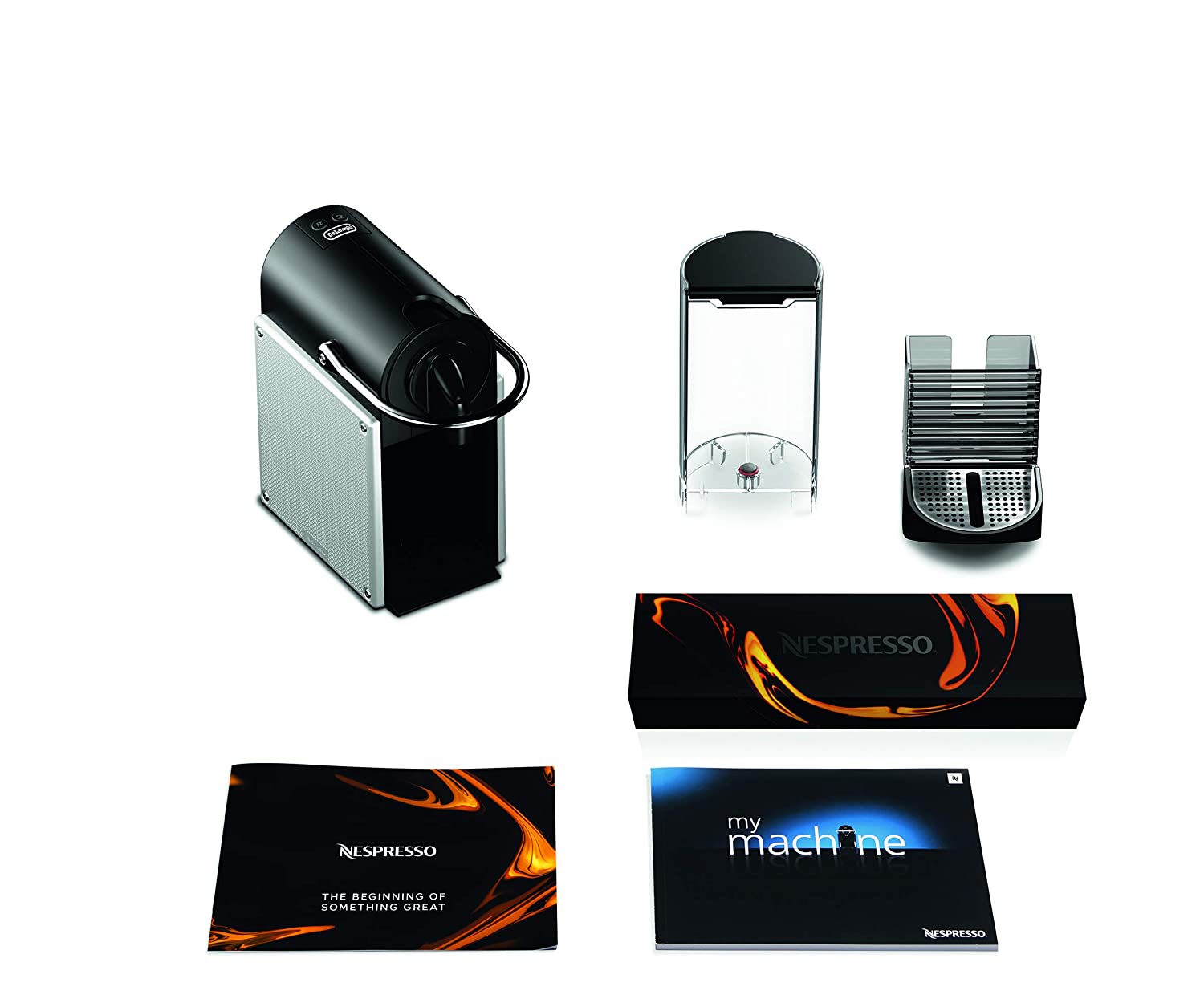 Nespresso Pixie Espresso Maker | 19-Bar High-Pressure | 25s Heat-Up | Electric Silver | Mahajan Electronics Delhi NCR