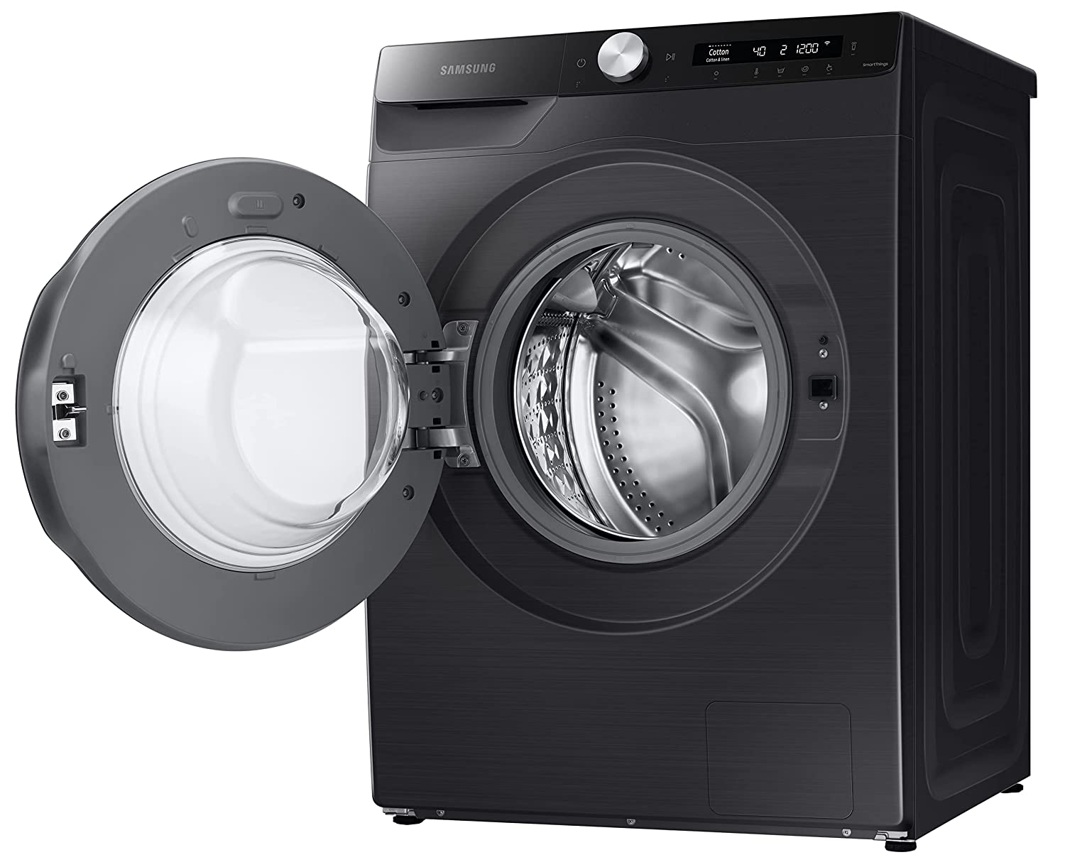 Samsung 7 Kg Fully-Automatic Front Loading Washing Machine WW70T502DAB1TL,Black Caviar - Mahajan Electronics Online