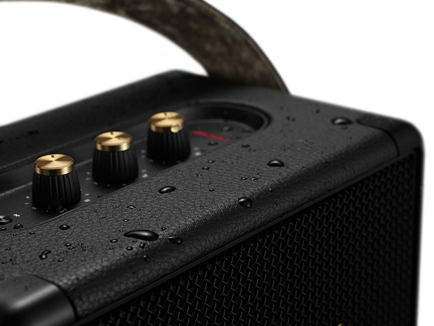 Marshall Kilburn II Portable Bluetooth Speaker (Black & Brass) - Mahajan Electronics Online