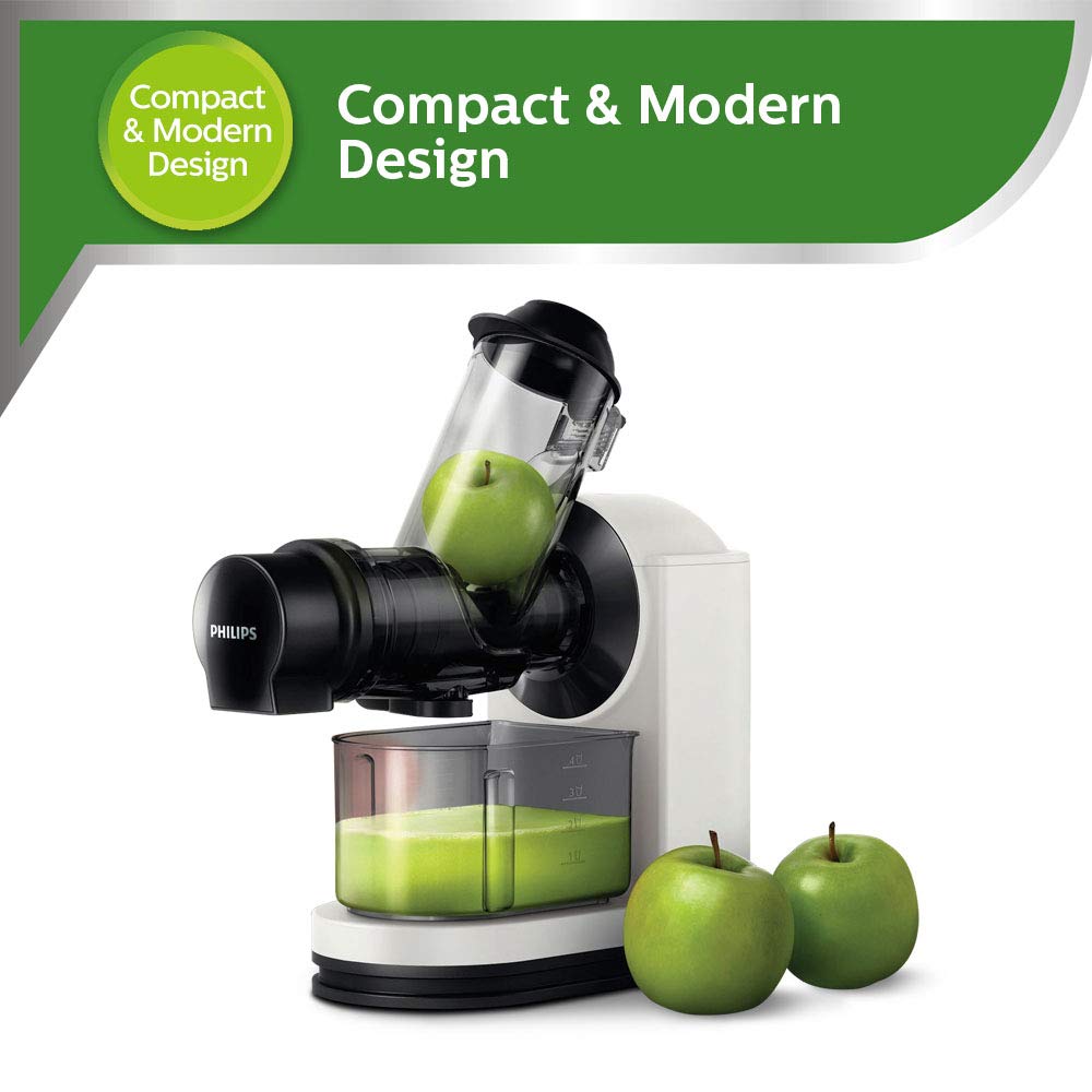HJ Philips HR1887/81 XL Viva Collection Masticating Juicer | Cold Press S