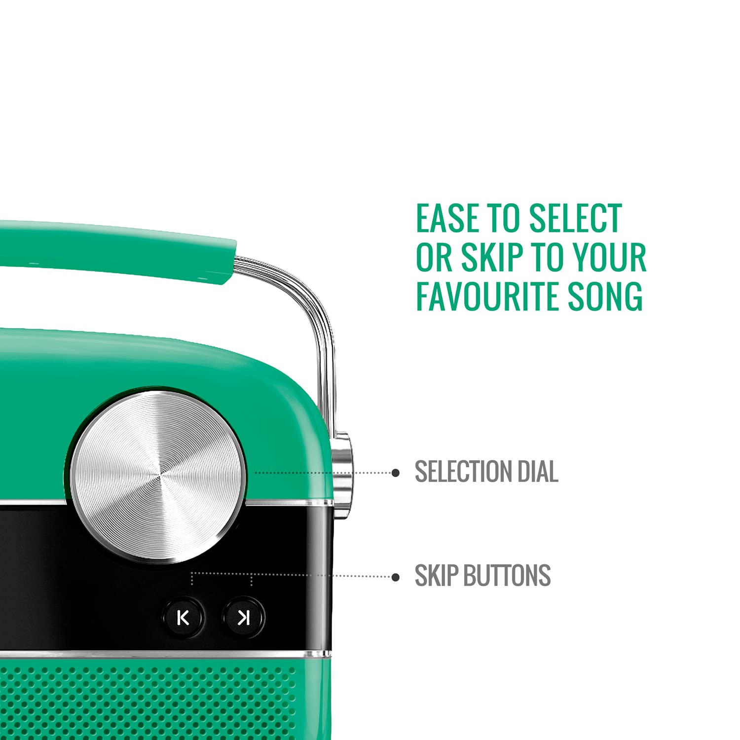 Saregama Carvaan Premium (Pop Colour Range) Hindi - Portable Music Player with 5000 Preloaded Songs, FM/BT/AUX (Forest Green) - Mahajan Electronics Online