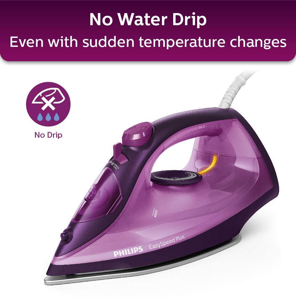 Philips EasySpeed Plus Steam Iron GC2147/30-2400W, Quick Heat up with up to 30 g/min steam, 150g steam Boost, Scratch Resistant Ceramic Soleplate, Vertical... - Mahajan Electronics Online
