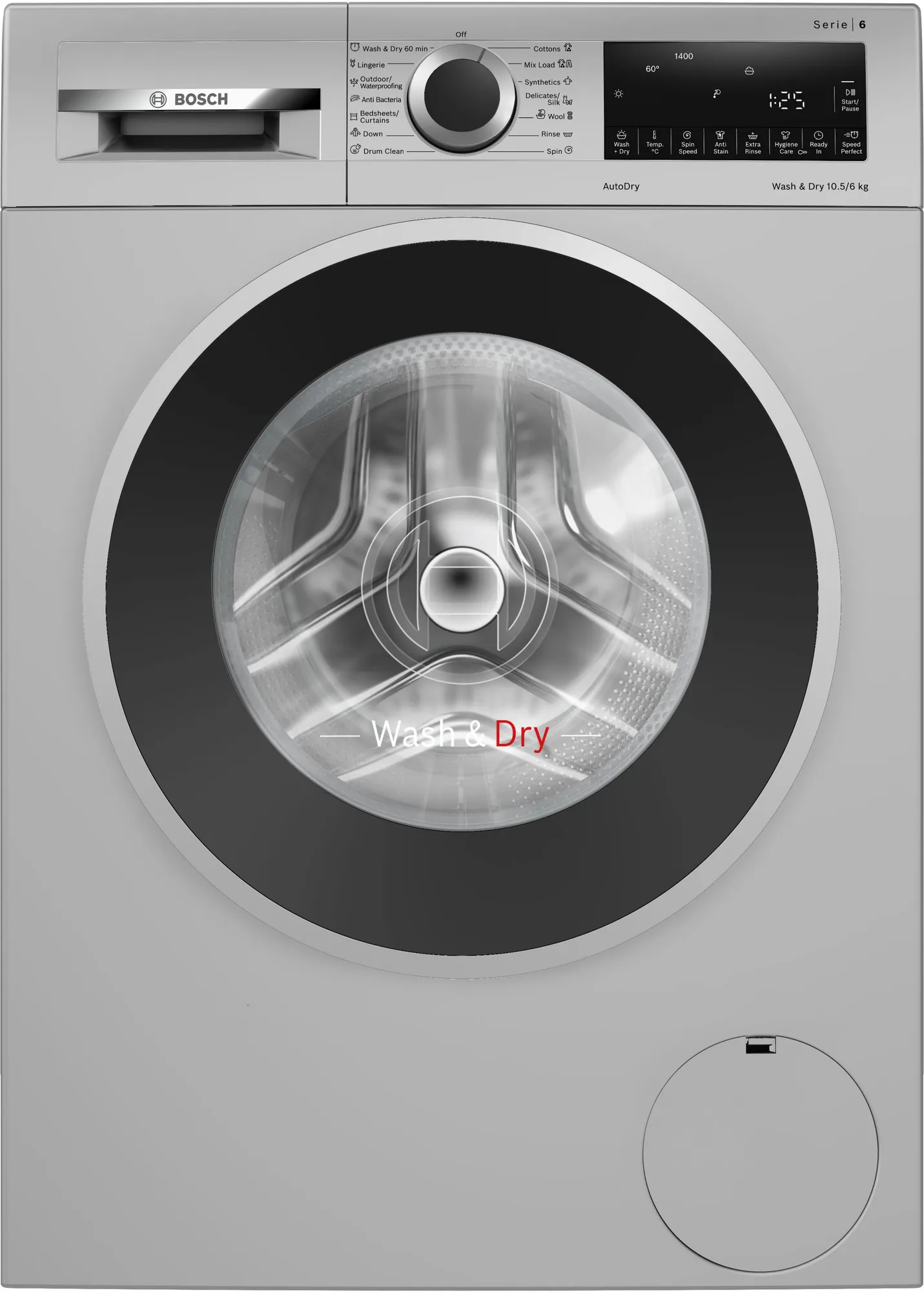 Bosch WNA264U9IN 10.5Kg 6kg Dryer Front Load Series 6 Washer-dryer 1400 rpm - Mahajan Electronics Online