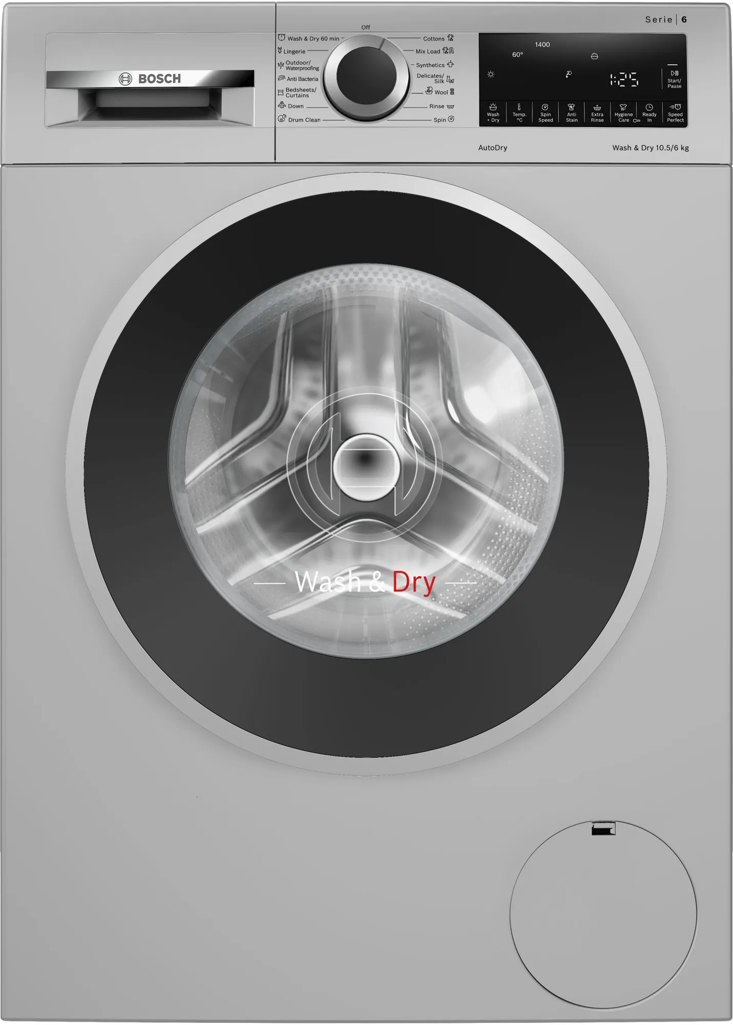 Bosch WNA264U9IN 10.5Kg 6kg Dryer Front Load Series 6 Washer dryer 140