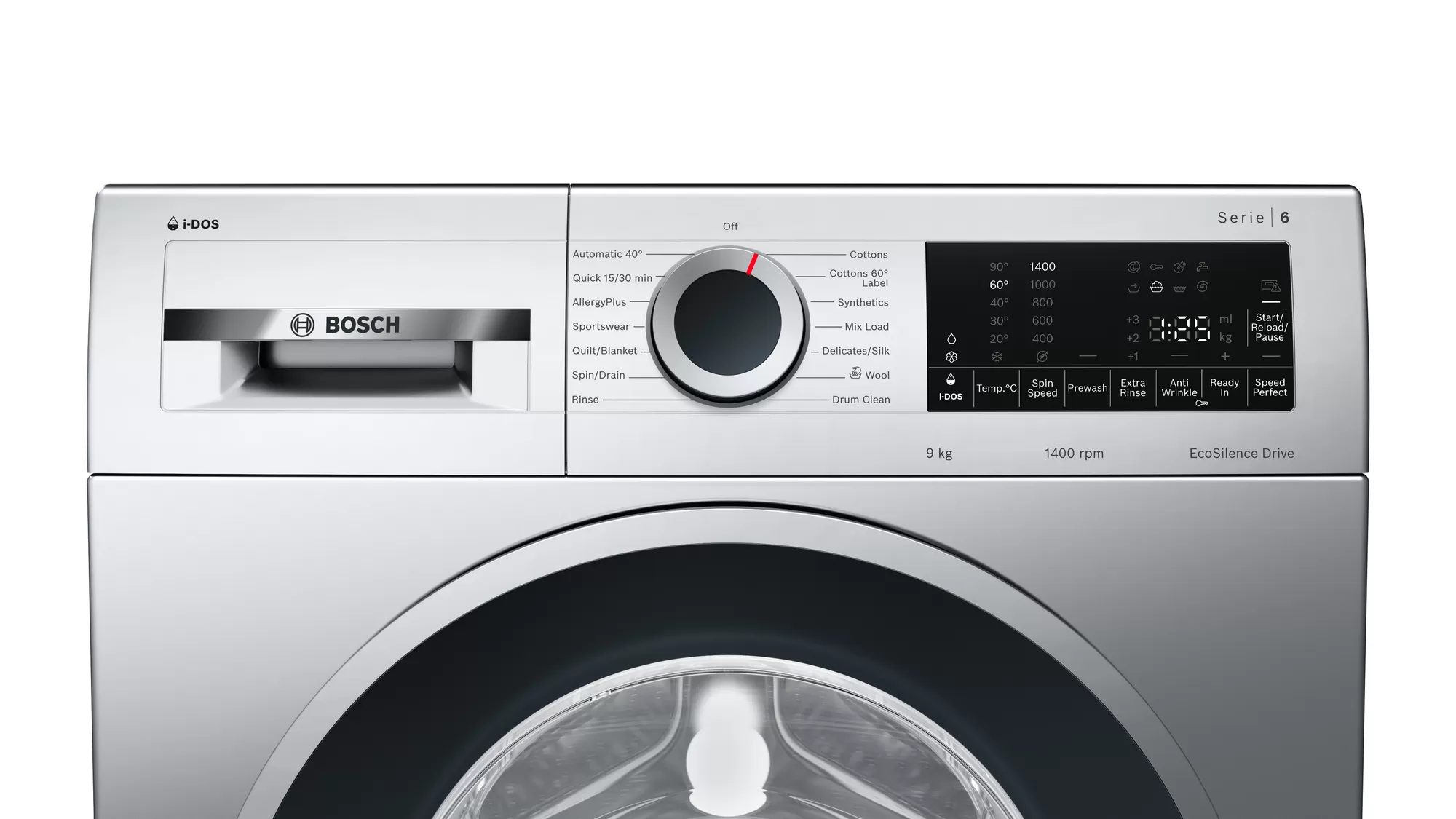 Bosch WGA244ASIN 9 kg Inverter Fully-Automatic Front Loading Washing Machine ( 1400RPM, Silver)