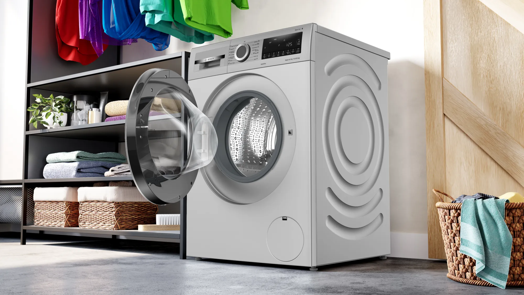 Bosch WNA264U9IN 10.5Kg 6kg Dryer Front Load Series 6 Washer-dryer 1400 rpm - Mahajan Electronics Online