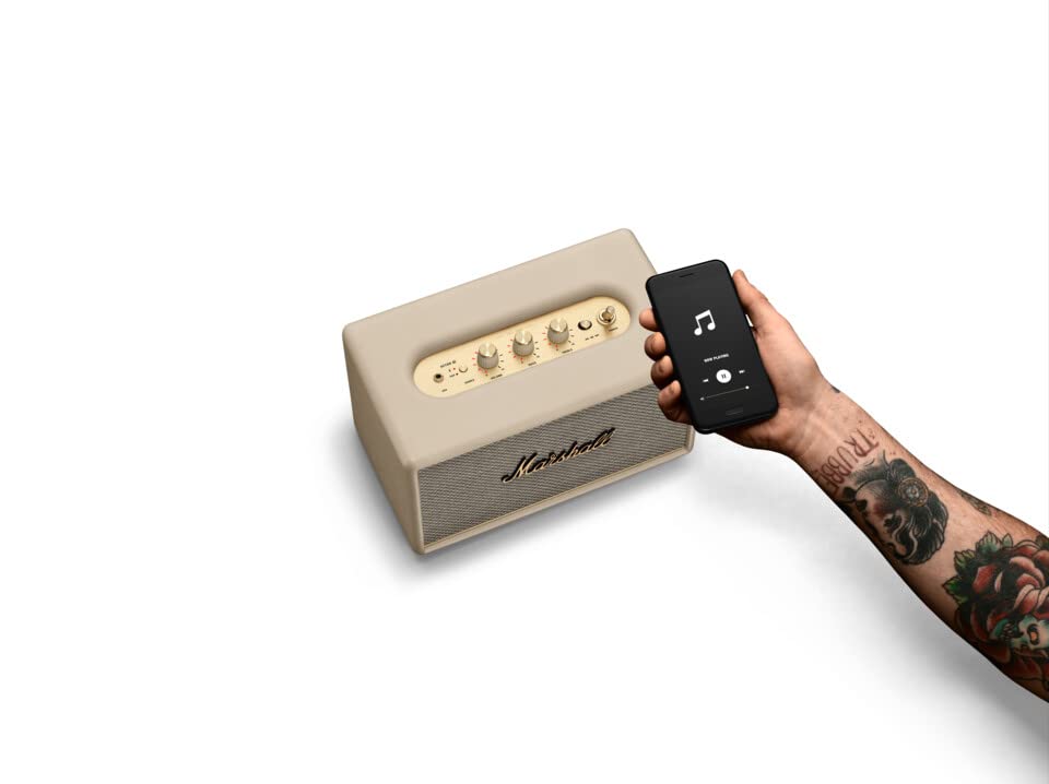 Buy Marshall Acton III Cream Bluetooth Speaker at Online| Best