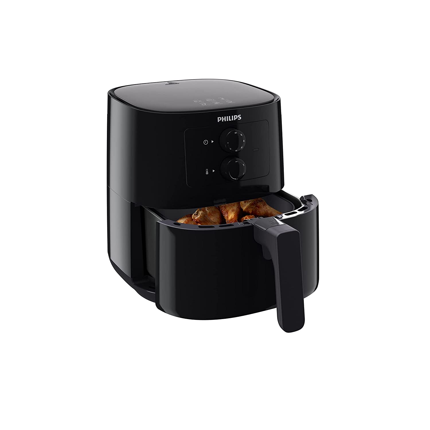 Philips Air Fryer HD9200/60 uses up to 90% less fat, 1400W, 4.1 Ltr, with Rapid Air Technology (Black) - Mahajan Electronics Online