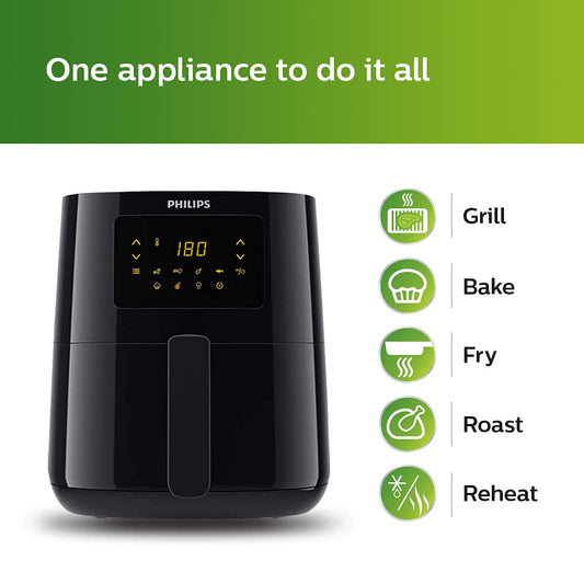 Philips HD9252/70 Digital Air Fryer with Touch Panel 4.1 Ltr - Mahajan Electronics Online