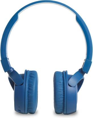 JBL Tune 510BT: Wireless On-Ear Headphones with Purebass Sound - Black JBLT510BTBLUE - Mahajan Electronics Online
