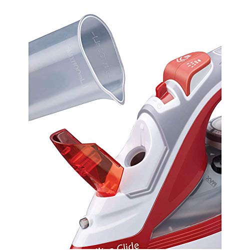 Morphy Richards Ultra Glide 1600W Steam Iron with Steam Burst, Vertical and Horizontal Ironing, Teflon Coated Soleplate, Red and White - Mahajan Electronics Online
