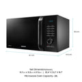 Samsung MC28A5145VK 28 Litre Convection Microwave Oven - Mahajan Electronics Online