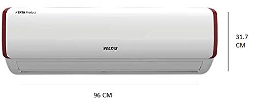 Voltas 1.5 Ton 5 Star Inverter Split AC (185V ZAZQ, White) - Mahajan Electronics Online