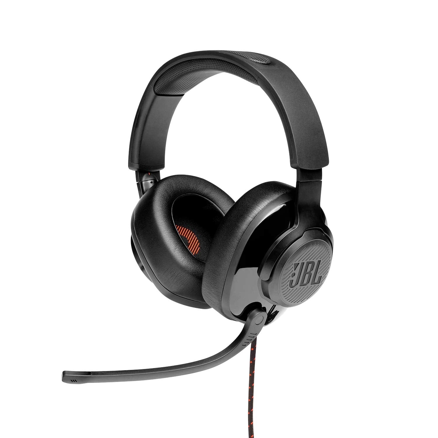 JBL Quantum 200, Wired Over Ear Gaming Headphones with Directional Boom Mic for PC, Mobile - Mahajan Electronics Online
