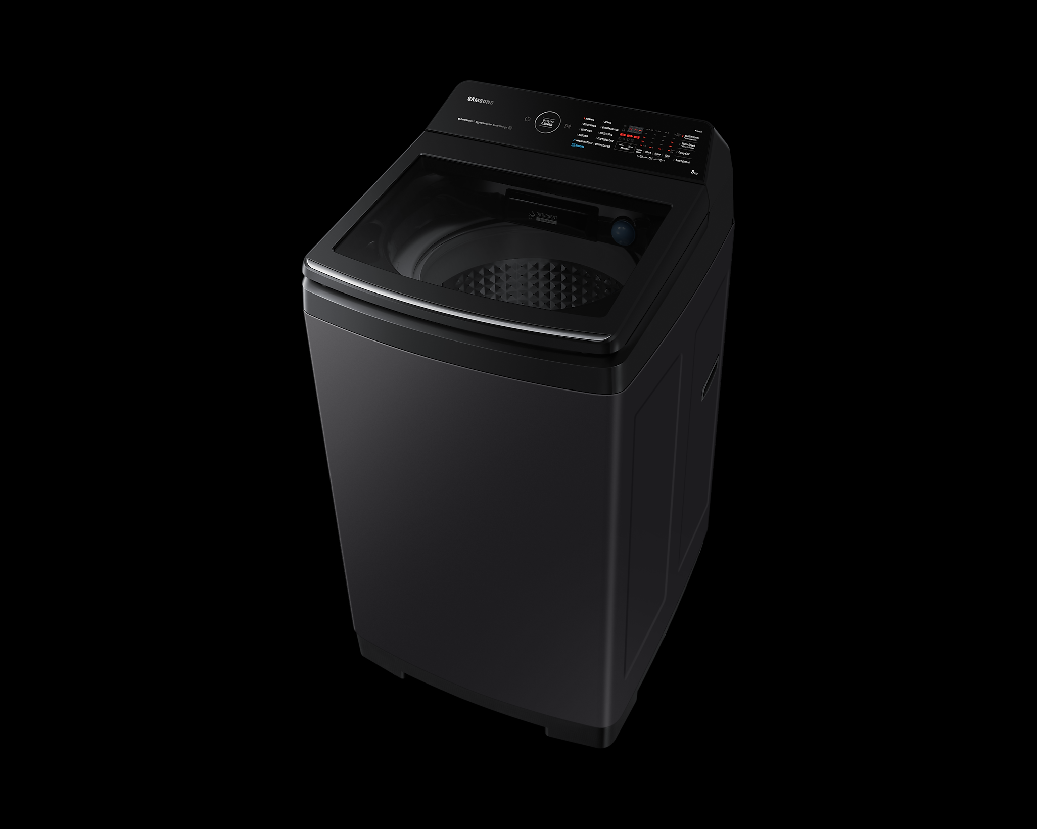 Samsung 8.0 kg Ecobubble™ Top Load Washing Machine with in-built Heater, WA80BG4686BV - Mahajan Electronics Online