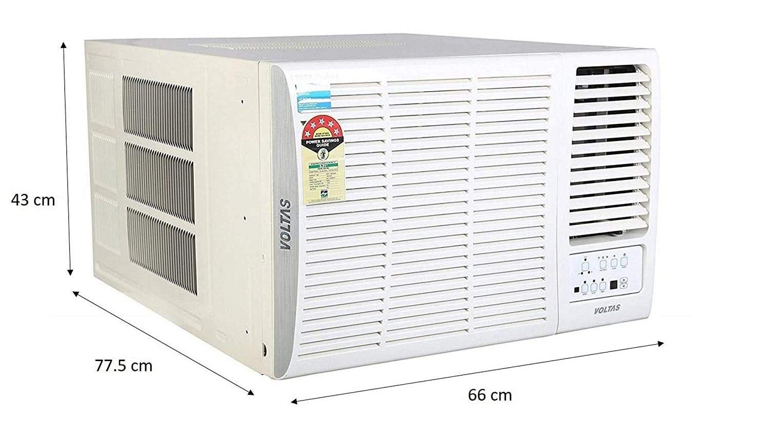Voltas window ac 1.5 ton dimensions discount