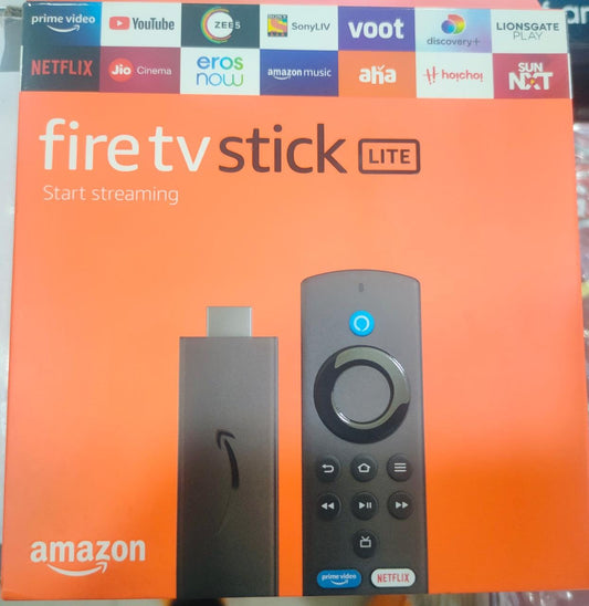 All-new Fire TV Stick Lite 2ND GEN with Alexa Voice Remote Lite | Stream HD Quality Video | No power and volume buttons | Mahajan Electronics Online