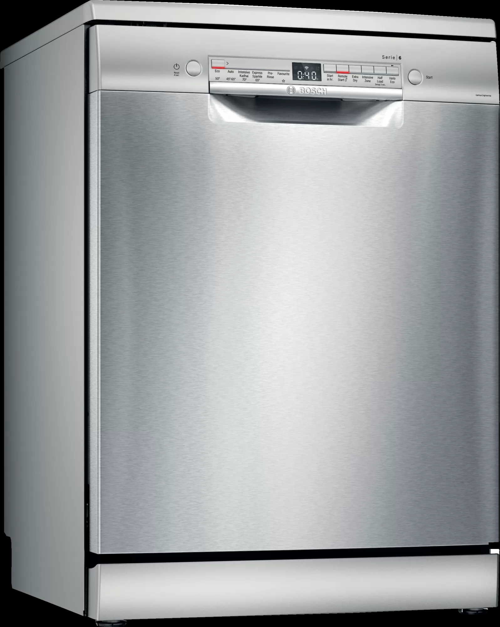 Bosch 13 Place Settings Dishwasher (SMS6ITI01I, Silver Inox)