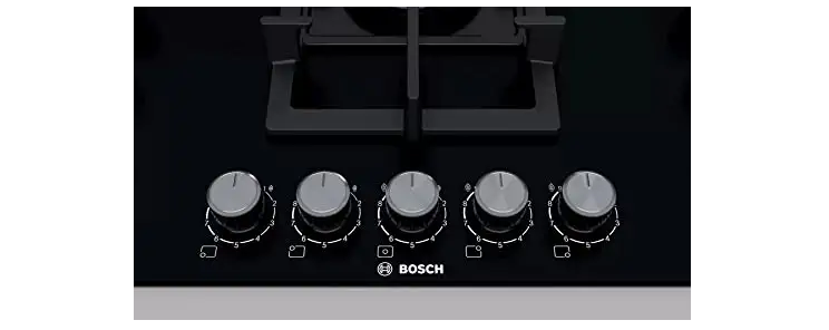 Bosch PPQ9B6O90I Serie | 6, 5 Burner Built in Gas hob, 90 cm, Tempered glass - Mahajan Electronics Online