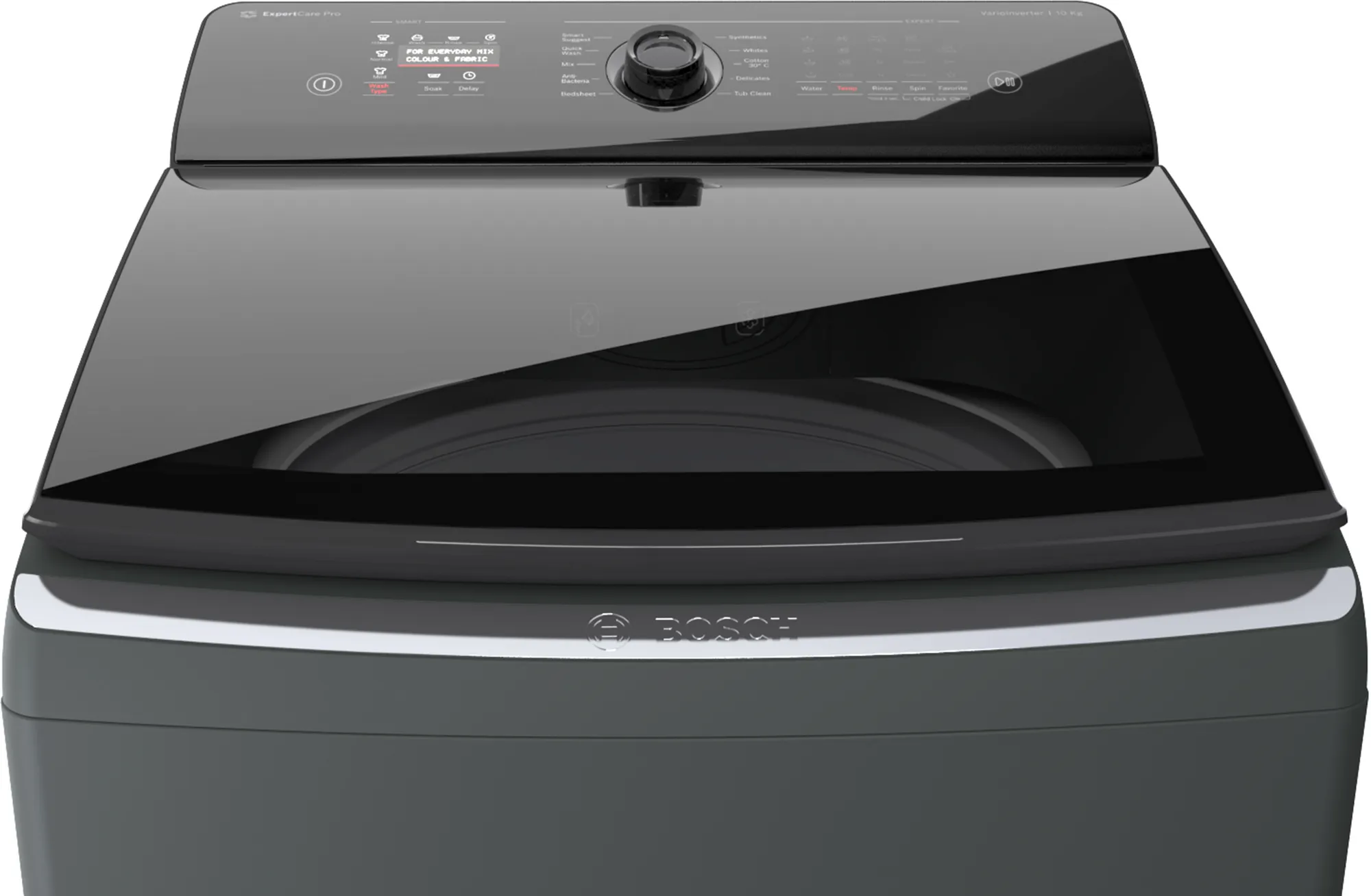 Bosch 10 Kg 5 Star Fully Automatic Top Load Washing Machine WOI105B0IN Series 6  Black