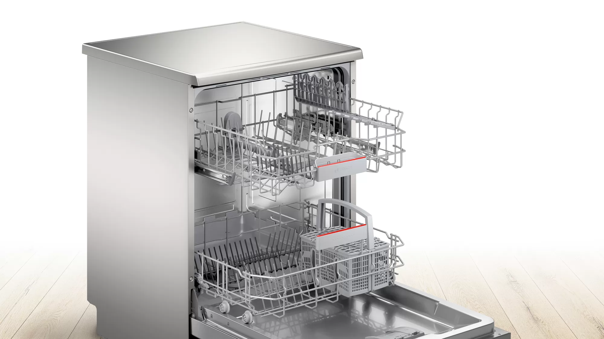 Bosch 13 Place Settings Dishwasher (SMS6ITI01I, Silver Inox)