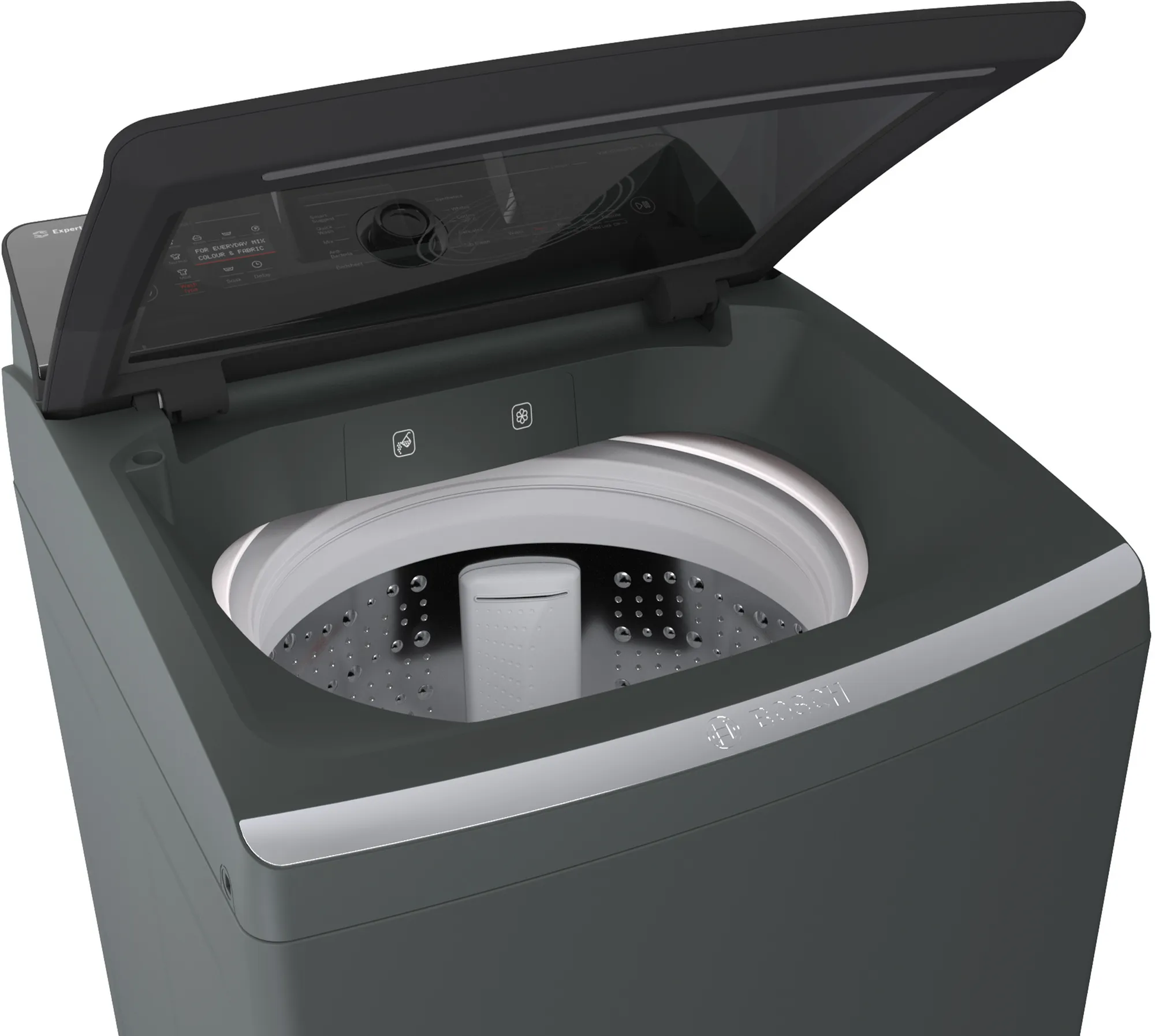 Bosch WOI105B0IN 10 Kg 5 Star Fully Automatic Top Load Washing Machine Series 6 Black - Mahajan Electronics Online