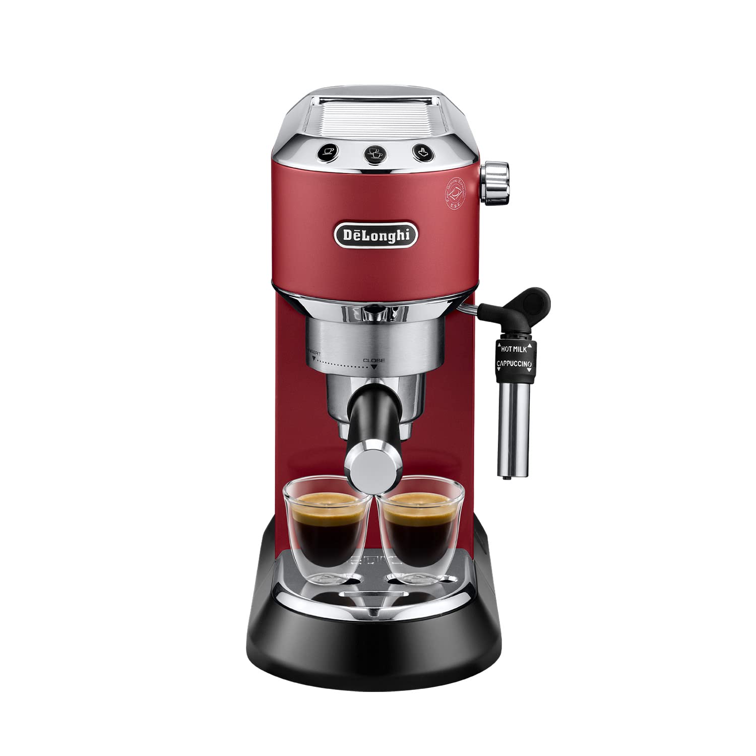 DeLonghi EC685.R 1350-Watt Espresso Coffee Machine (Red) - Mahajan Electronics Online