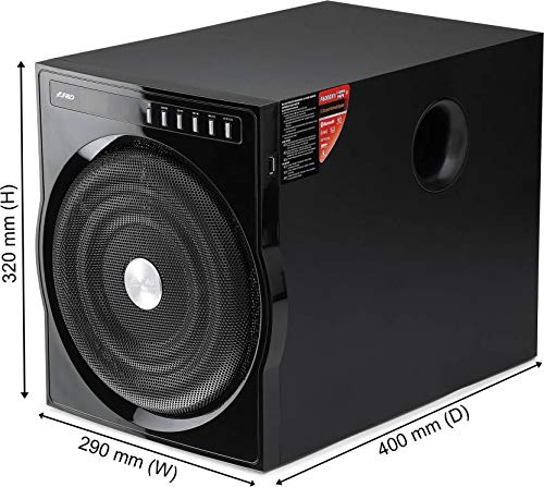 F&D F6000X Powerful 135W Bluetooth Home Audio Speaker & Home Theater System (5.1, Black) - Mahajan Electronics Online