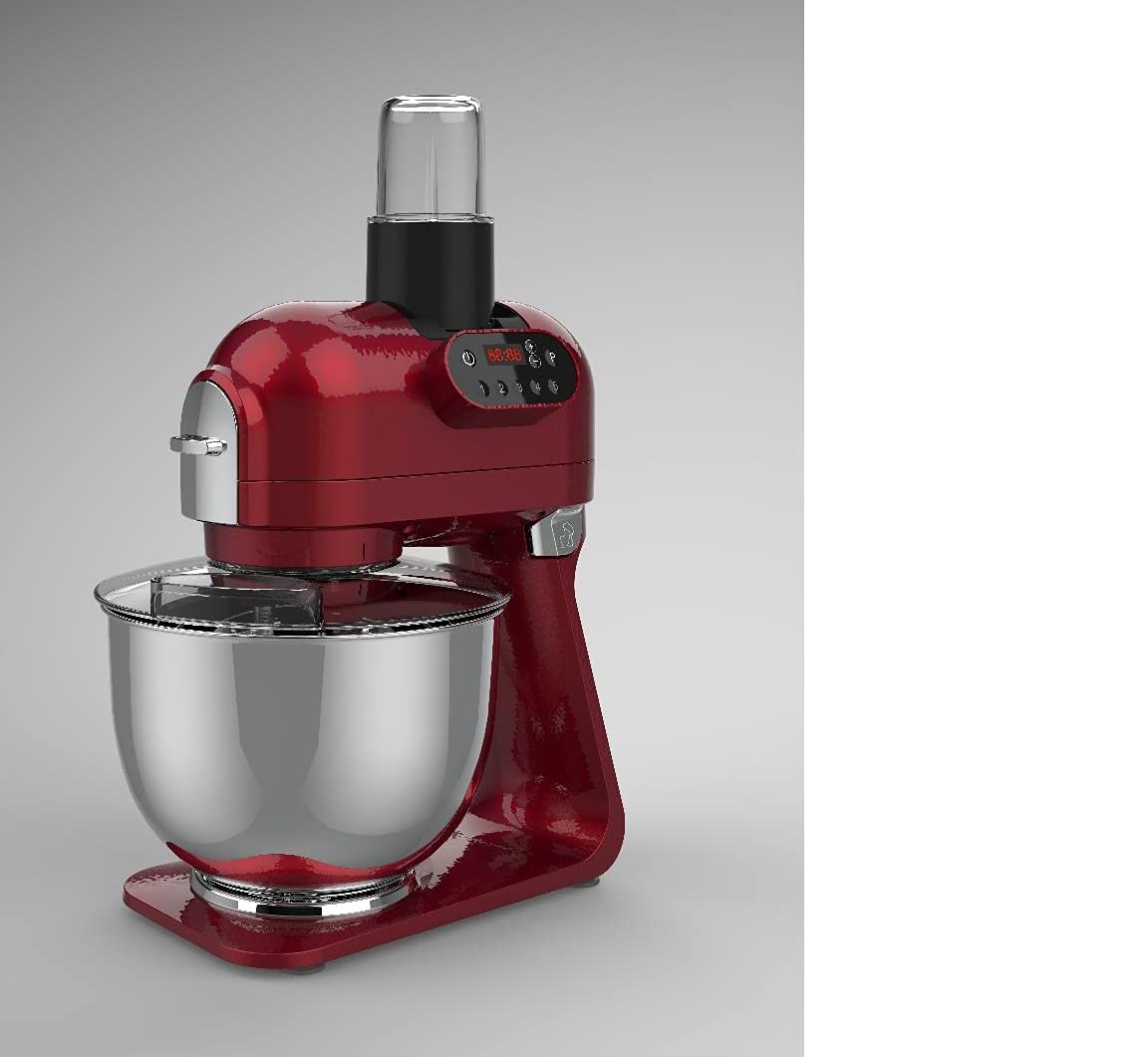 Hafele Klara Red Blender with Mixing Bowl, Mixing Attachments