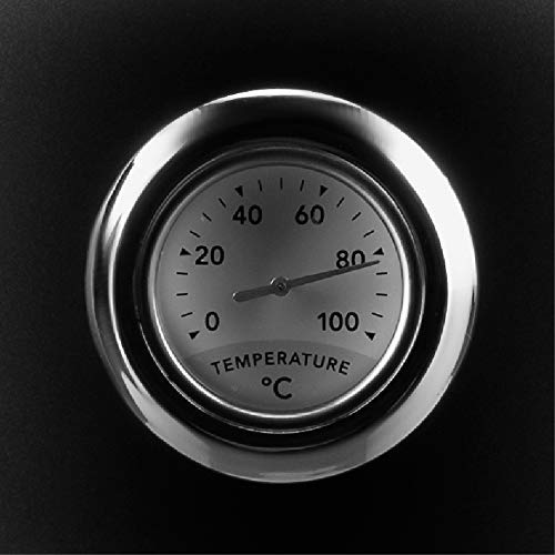 Hafele Dome Electric Stainless Steel Kettle with spout cover with Analogue Temperature Display, 1.7 Litre, Grey - Mahajan Electronics Online