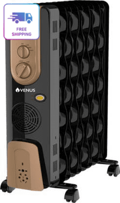 Venus 11 Fin OFR-11F Oil Filled Room Heater - Mahajan Electronics Online