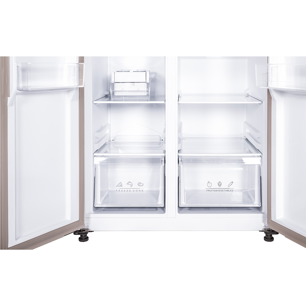 Kelvinator 500 litres Side-by-Side Refrigerator, Shiny Silver KRS-B520SSV - Mahajan Electronics Online