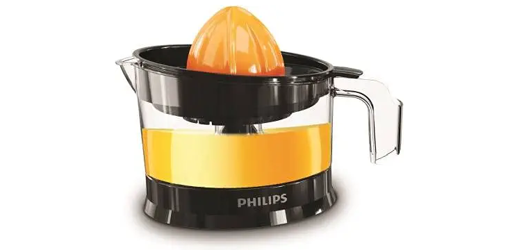 PHILIPS Citrus Press Juicer HR2777/00, Black & Transparent, Medium - Mahajan Electronics Online