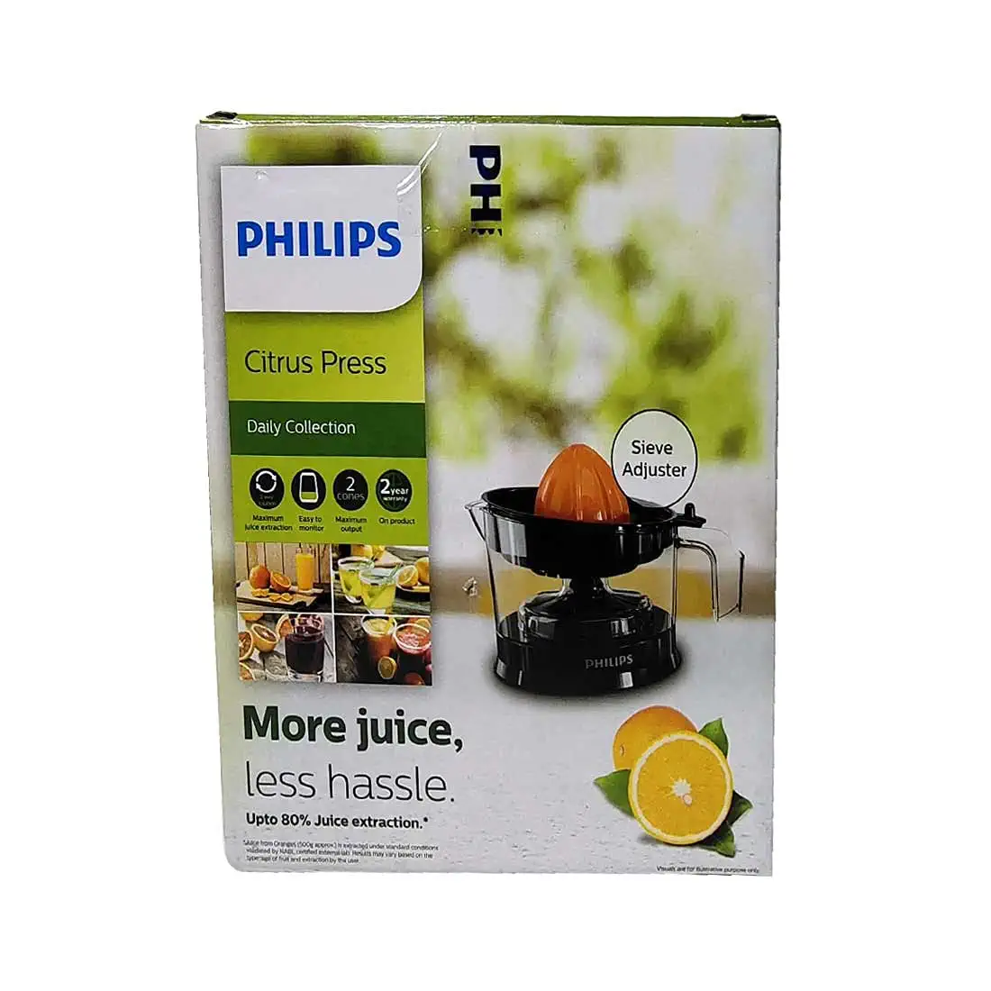 PHILIPS Citrus Press Juicer HR2788/00, Black & Transparent, Medium - Mahajan Electronics Online